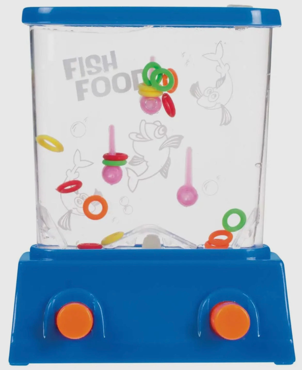 Mini Arcade Water Game - Fish Food - Blue #103999