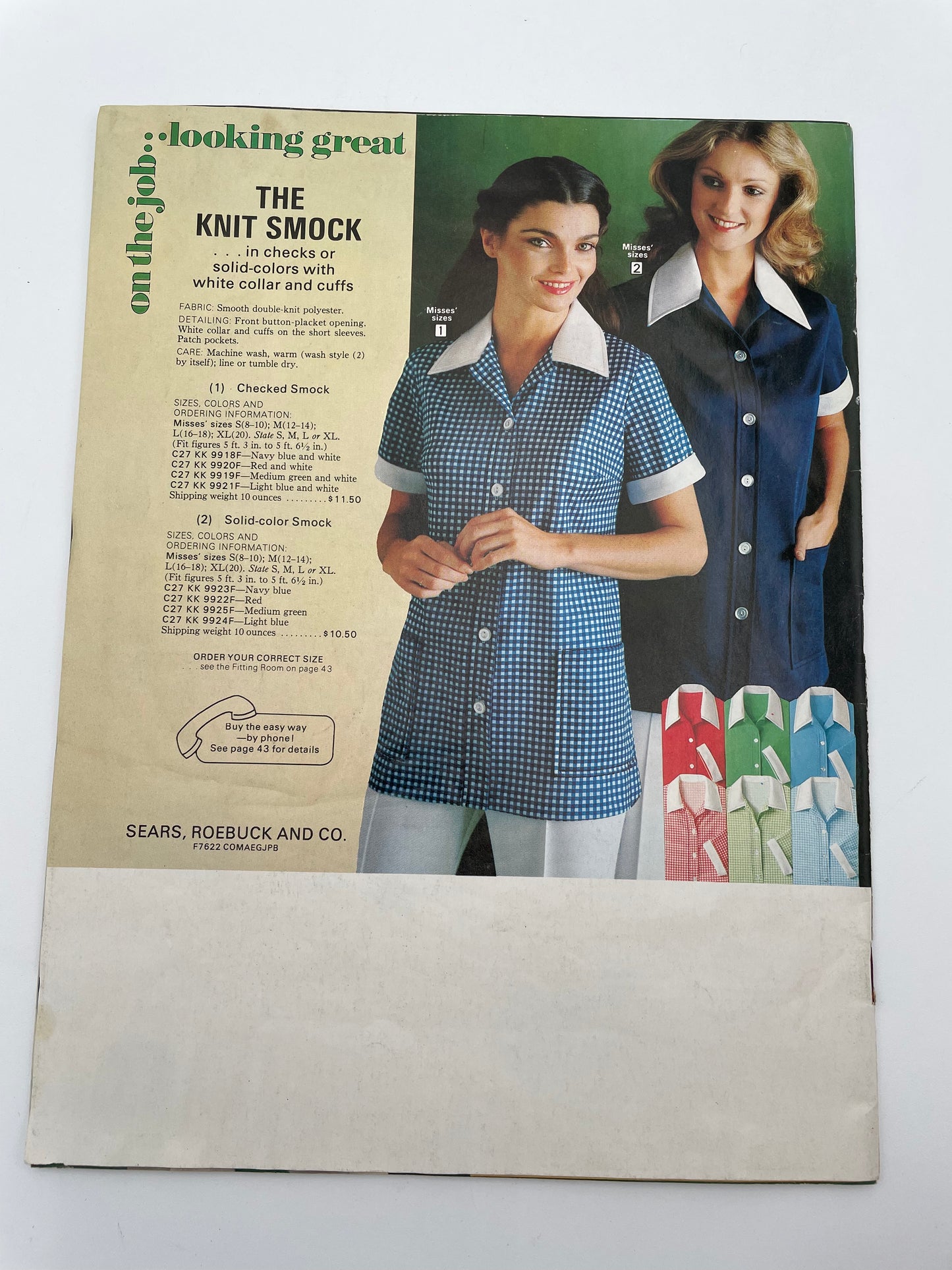 Sears Uniform Catalog 1974 - #101998