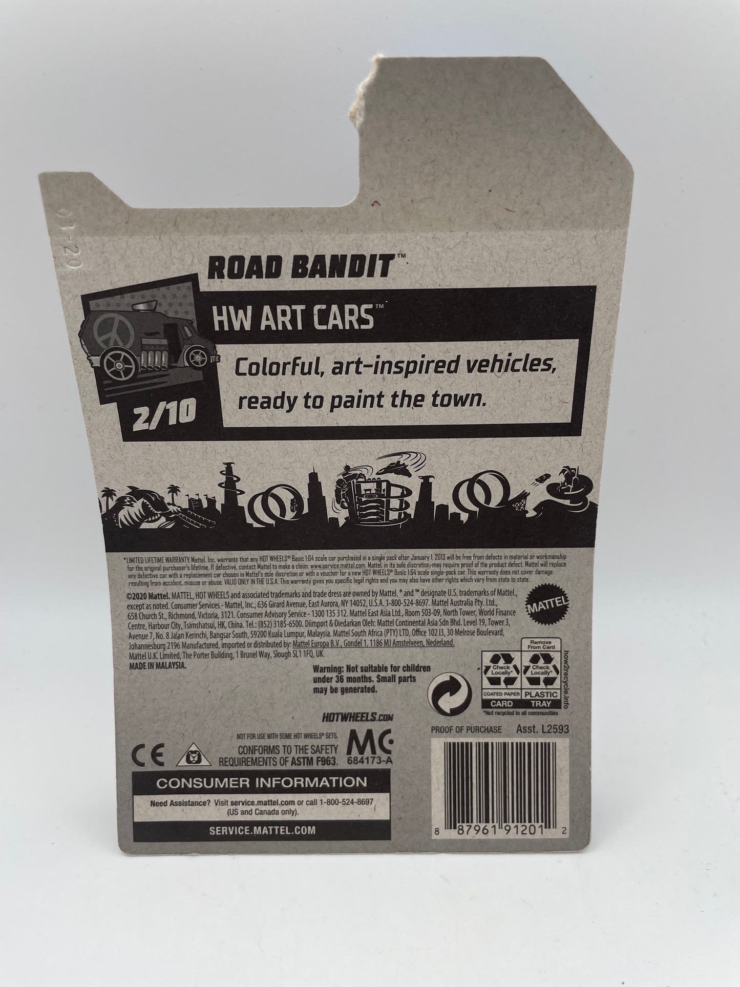 Hot Wheels - Experimotors #20 2/10 Road Bandit Red 2021 #103198
