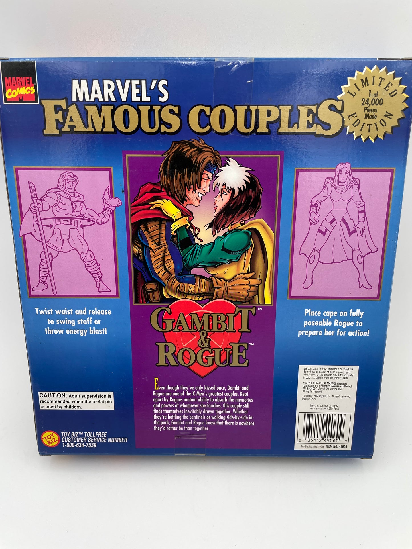 Marvel’s Famous Couples - Gambit & Rogue 1997 #100325