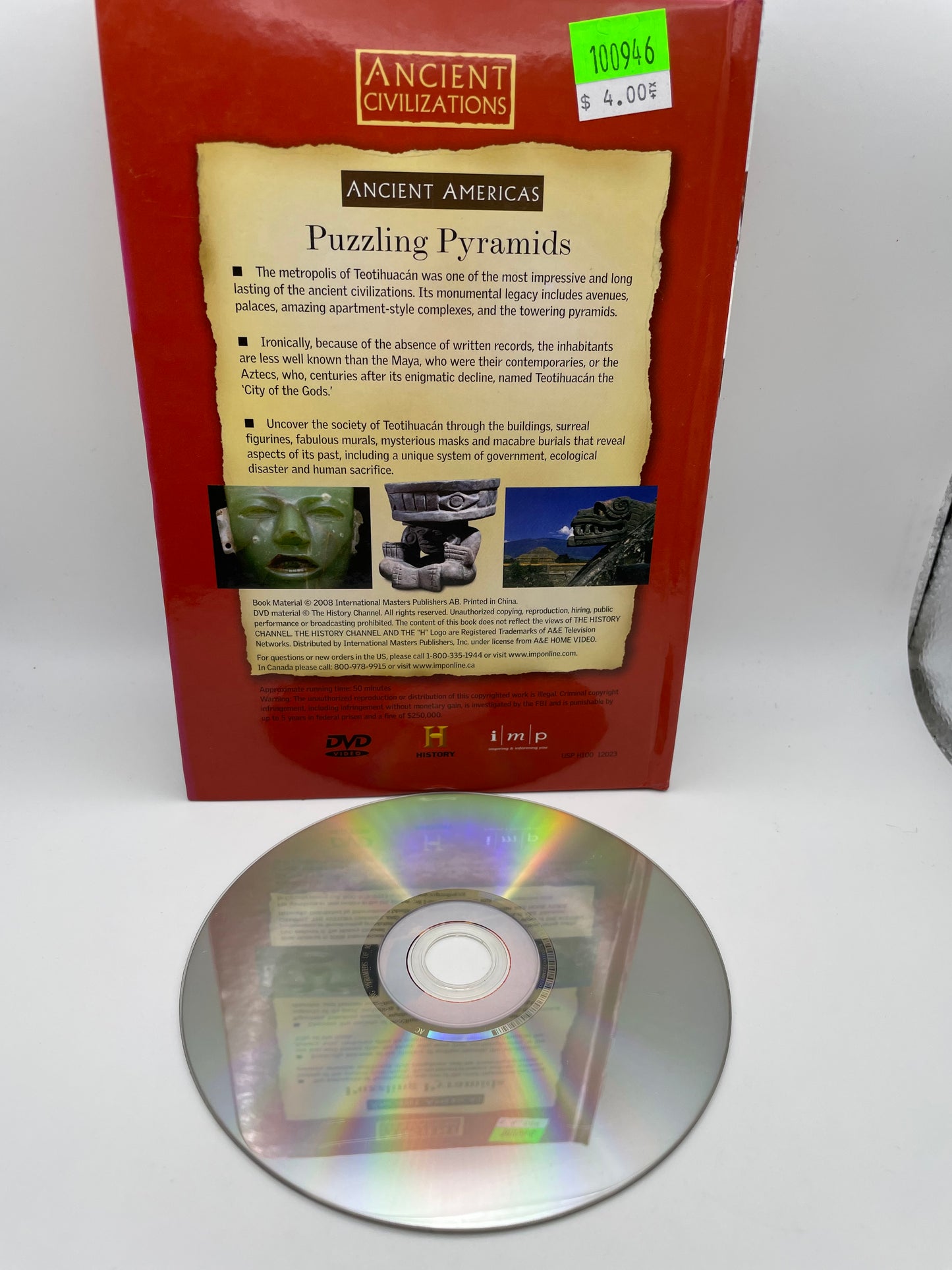 DVD - Ancient Americas - The Puzzling Pyramids of Mexico #100946