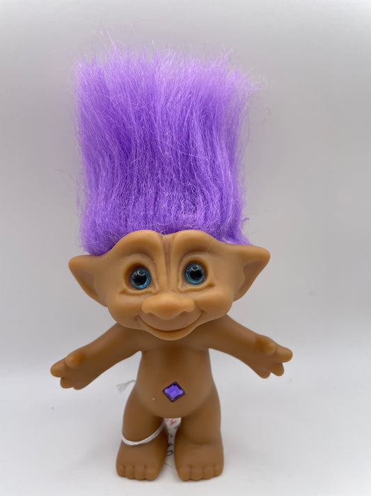 Trolls - Naked Purple Diamond Gem - Purple Hair #101101