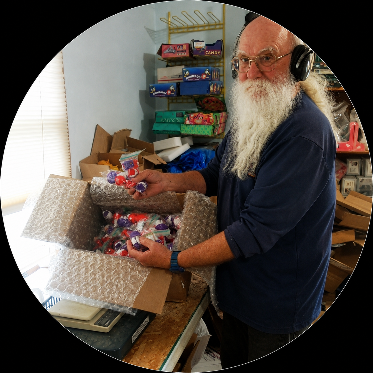 Button - The PEZ Outlaw - Steve Packing #108197