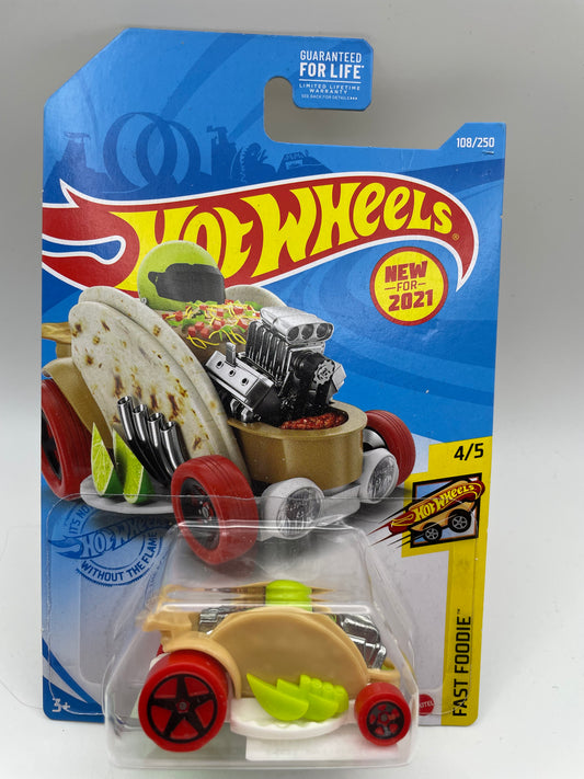 Hot Wheels - Fast Foodie #108 4/5 Car De Asada Tan 2021 #103247