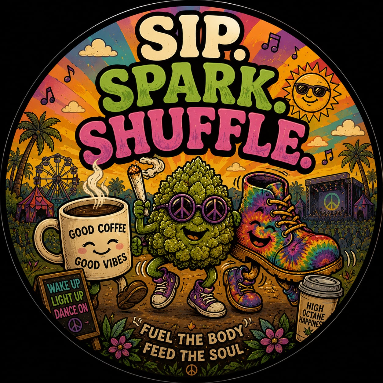 Buttons - WTHC-Radio - Sip Spark Shuffle
