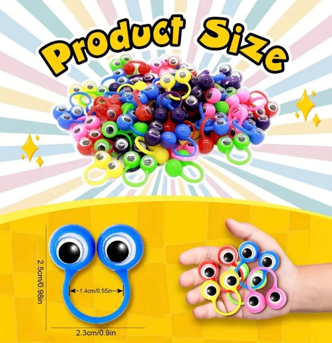 Finger Eyes - Minis - Assorted Colors #107376