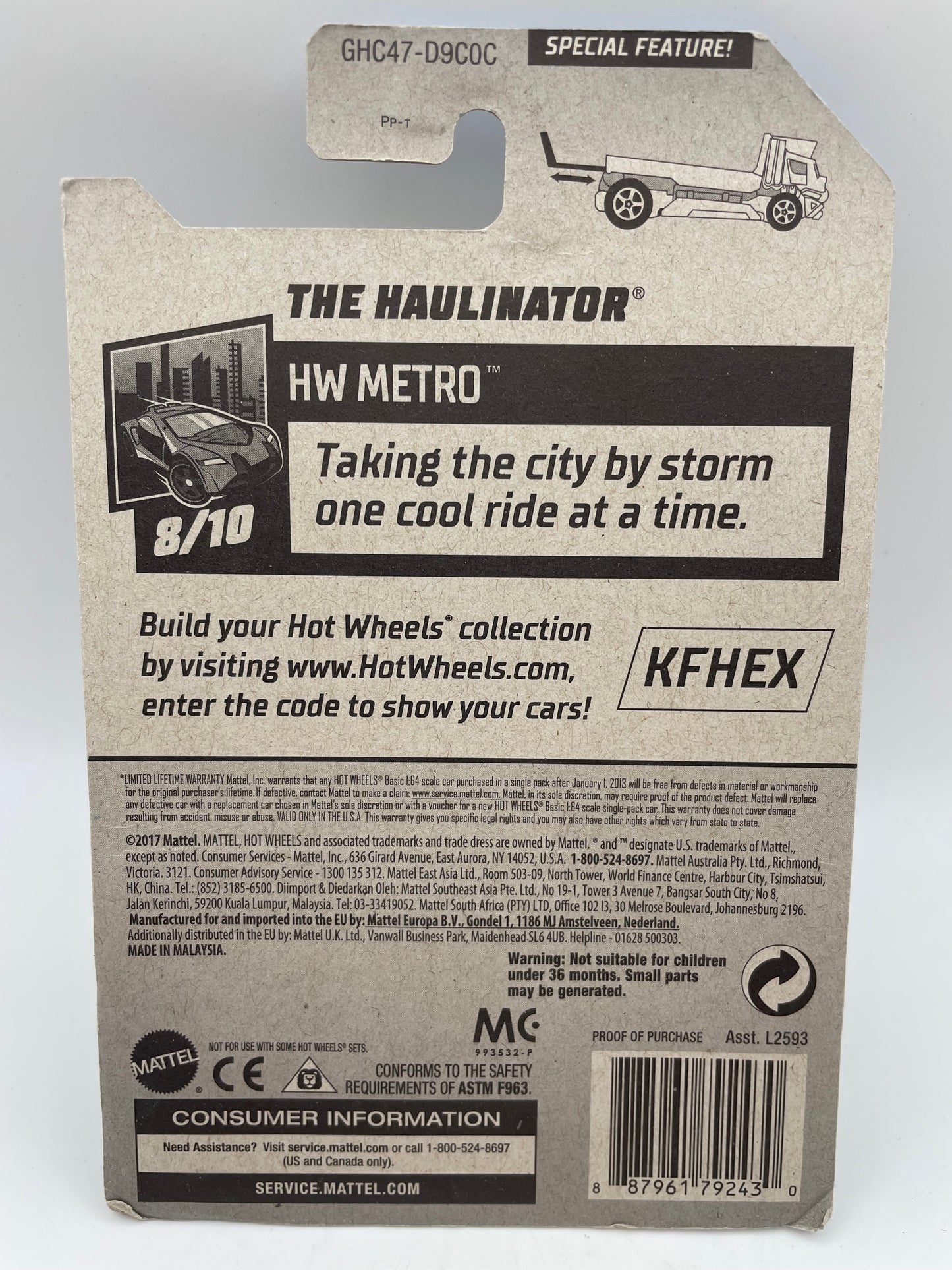 Hot Wheels - Metro #32 8/10 The Haulinator Green 2020 #103146