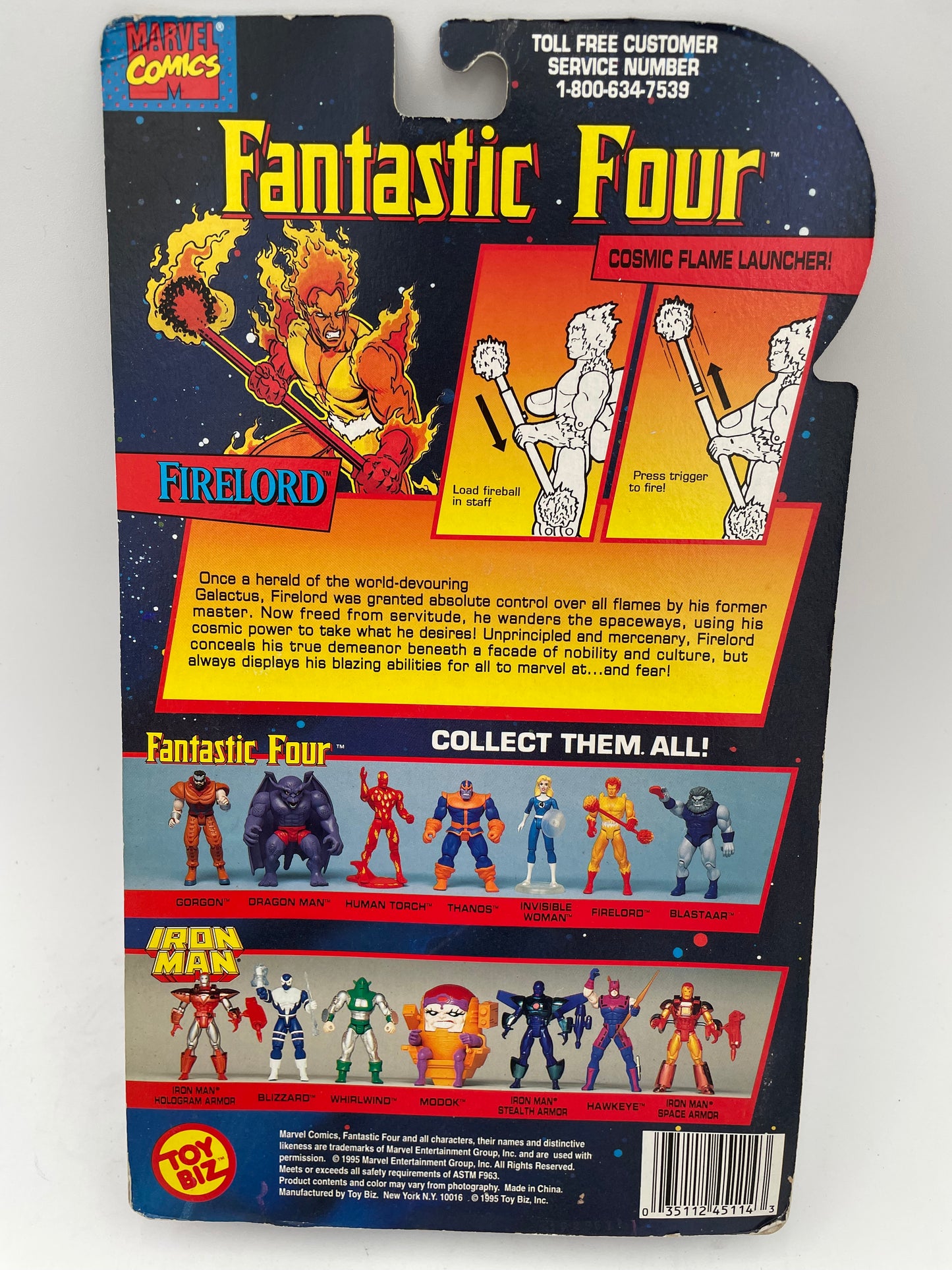 Marvel - Fantastic Four - Firelord 1995 #100362
