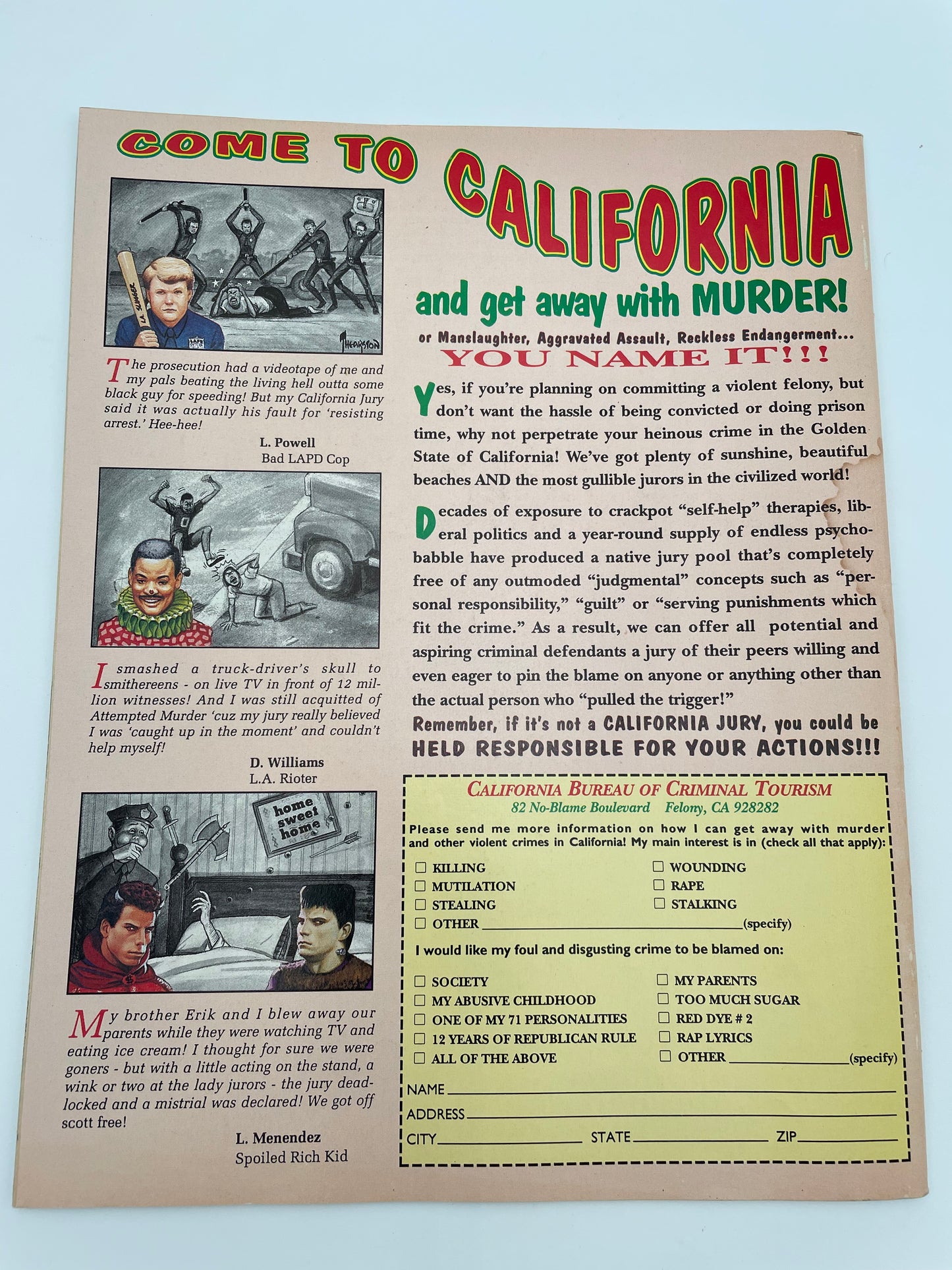 Mad Magazine - Headbangers Slash #330 - September 1994 #101345