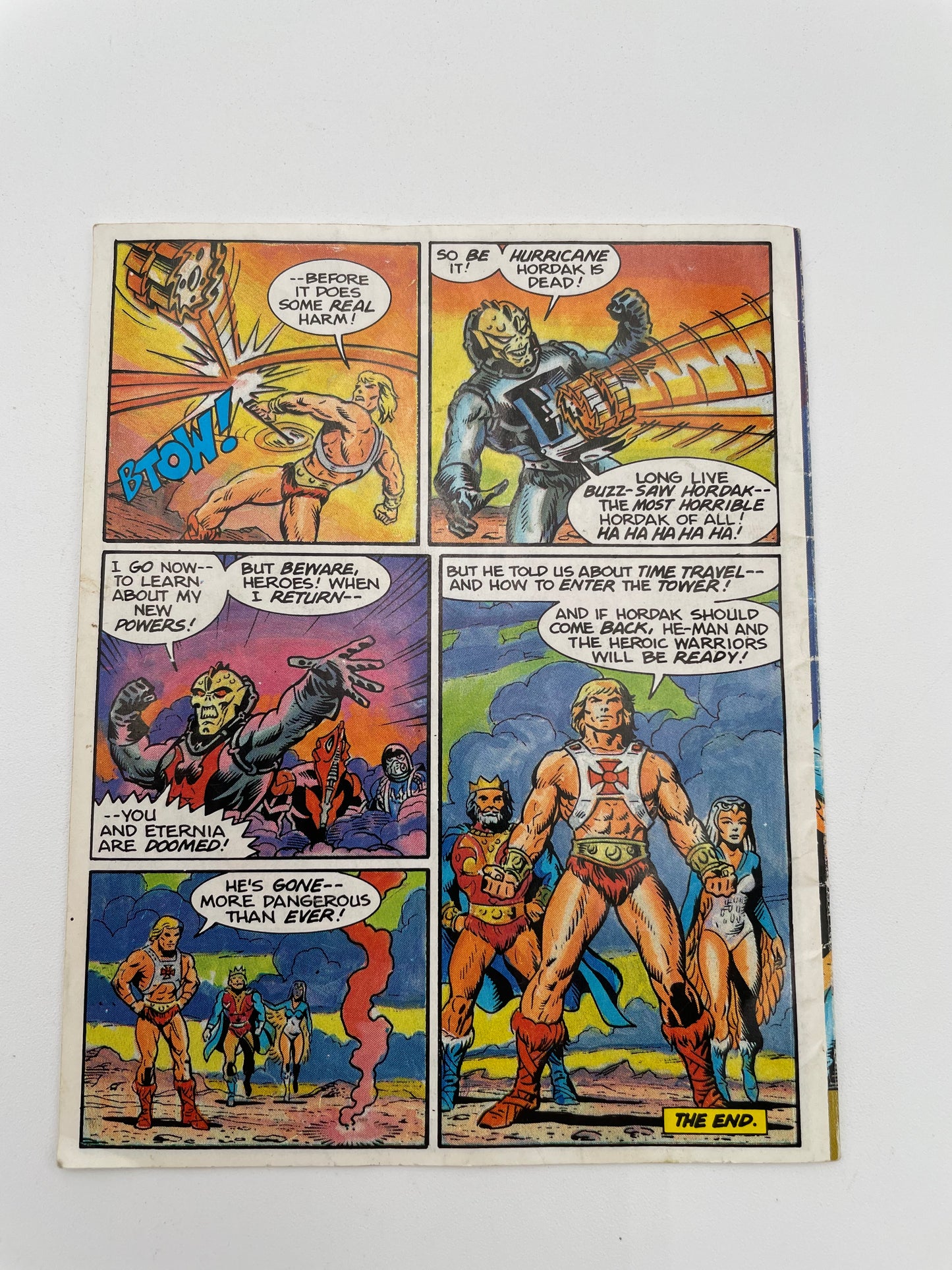 MOTU Mini Comic - Enter Buzz Saw Hordak 1986 #102035