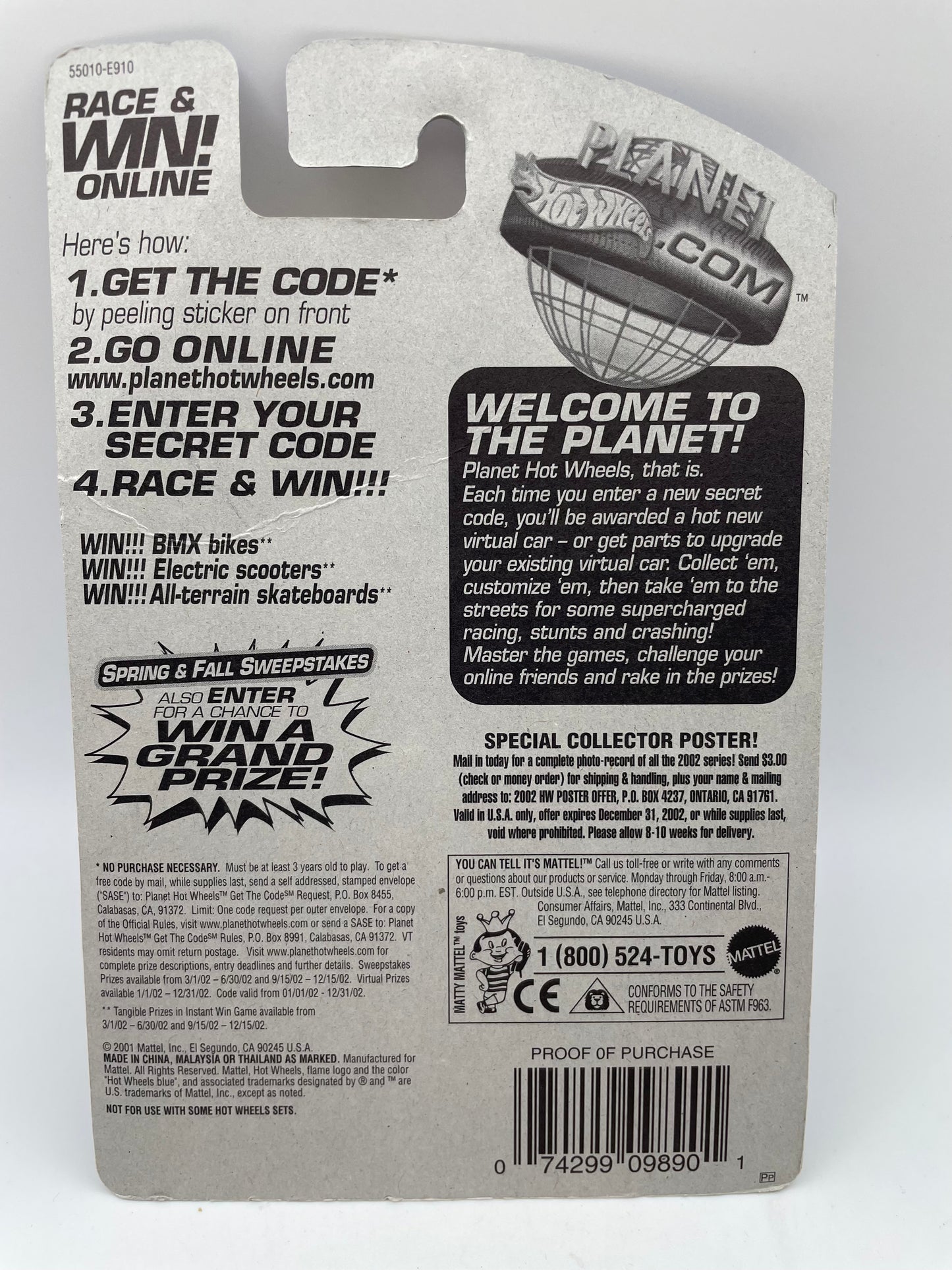 Hot Wheels - Hyper Mite Purple #125 - 2001 #101933