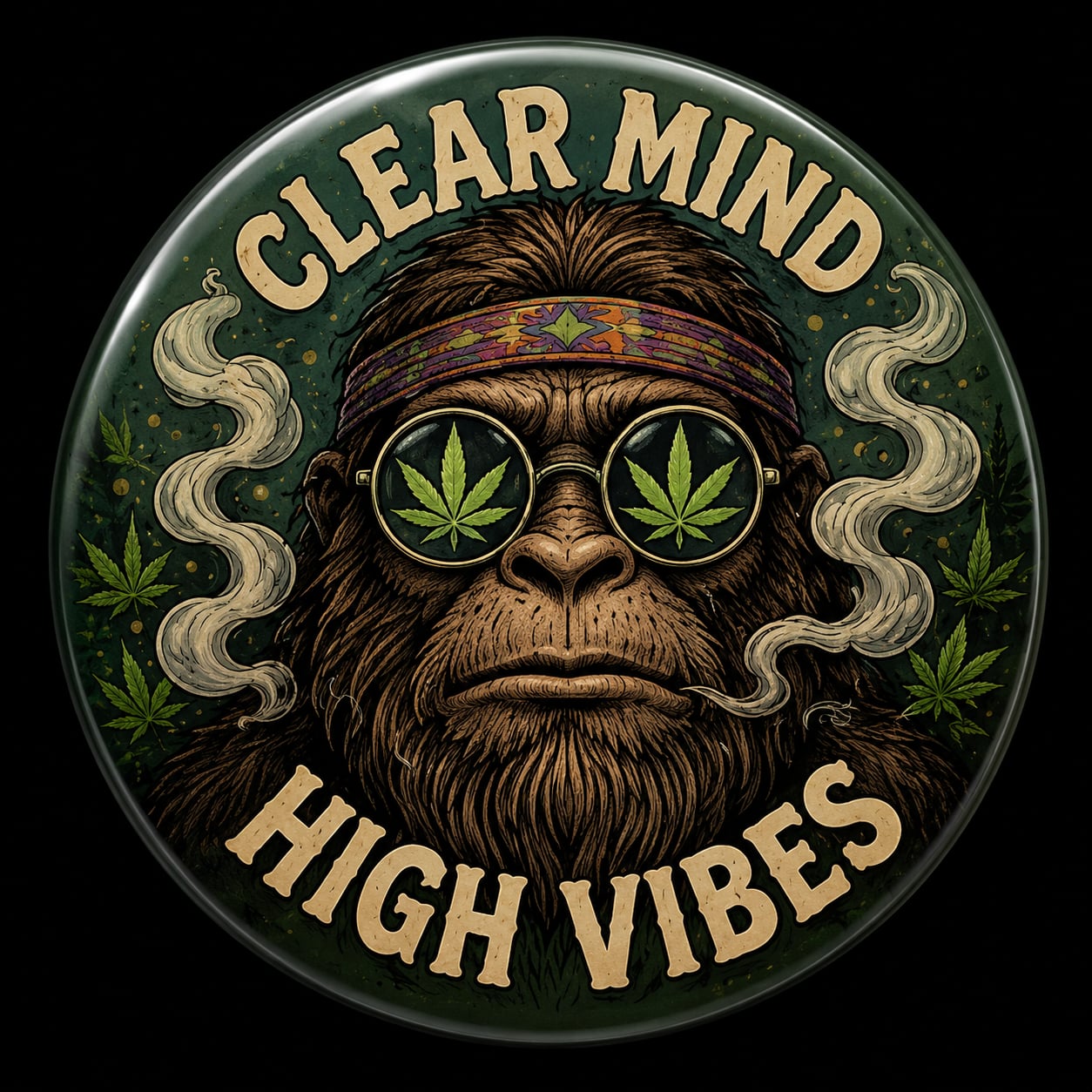 Buttons - WTHC-Radio - Clear Mind