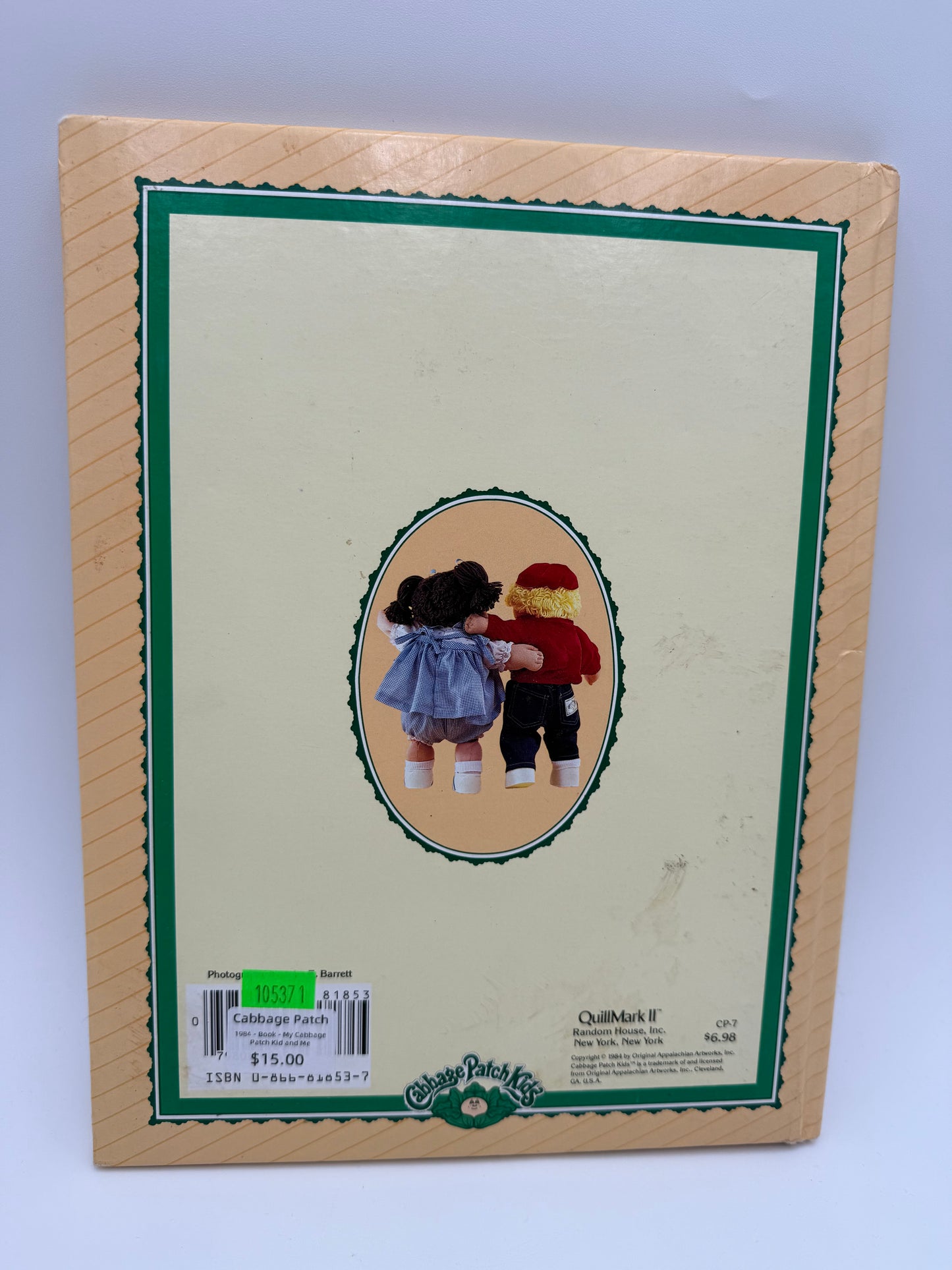 Cabbage Patch - Hardcover Book - My Cabbage Patch Lid and Me 1984 #105371