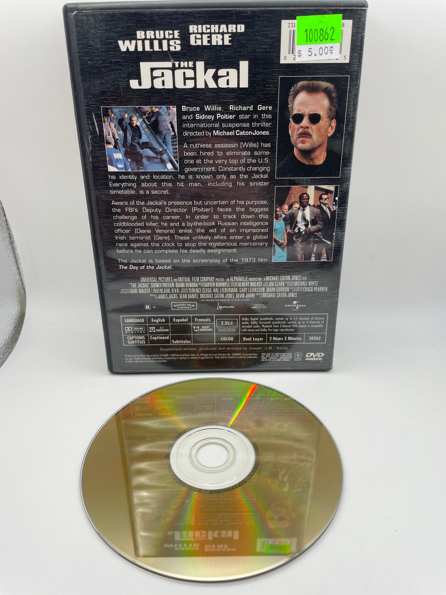 DVD - Jackal, The 1998 #100862