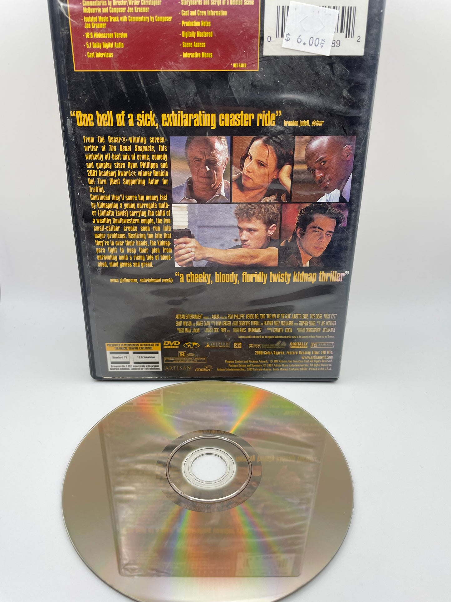 Dvd - Way of the Gun 2001 #100536
