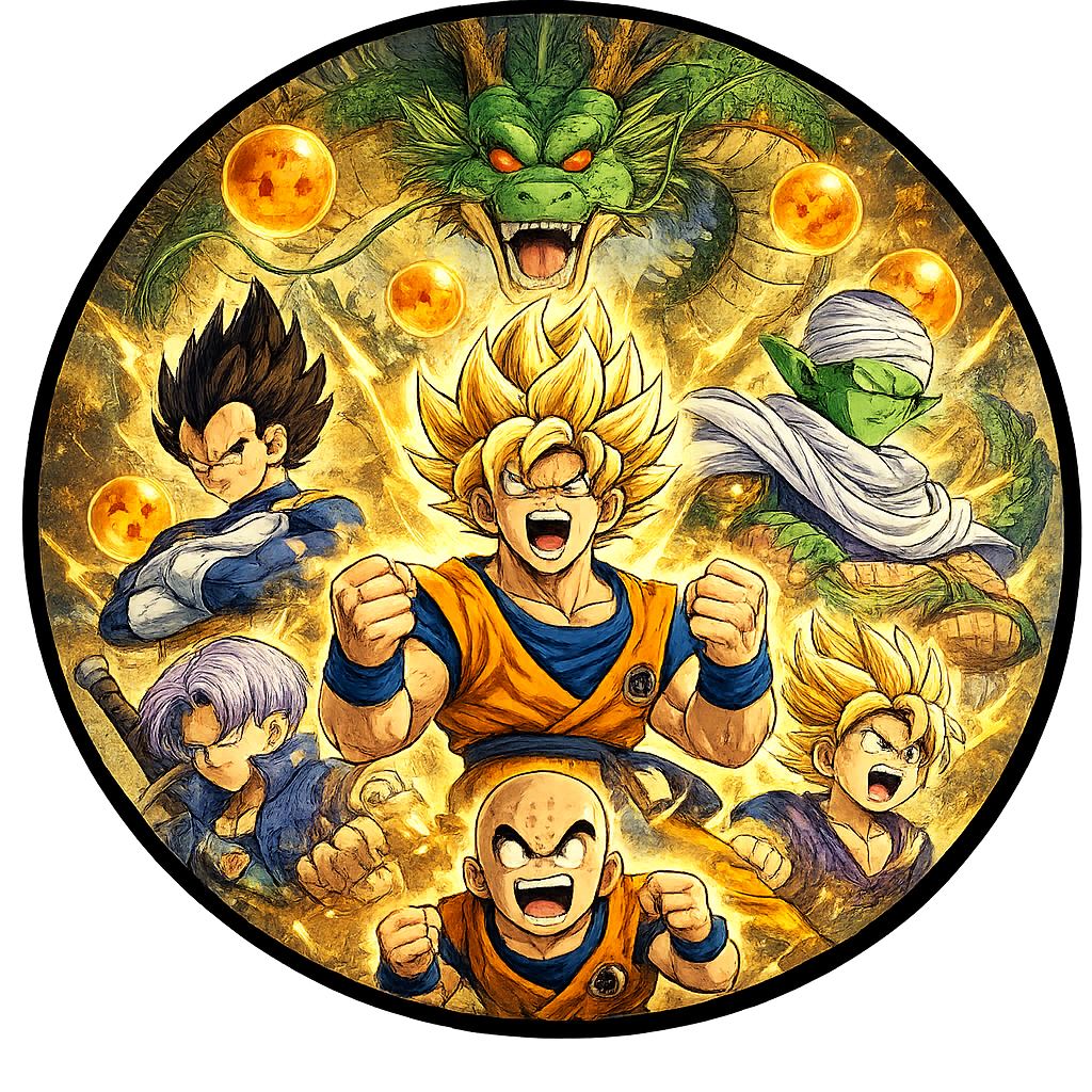 Button - 90s Theme - Dragon Ball Z