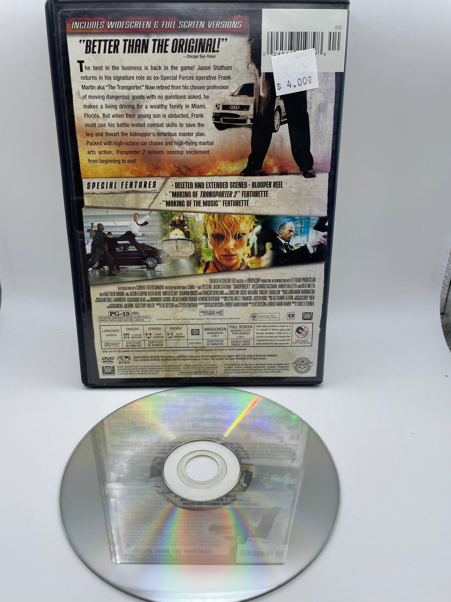 Dvd - Transporter 2 - 2005 #100585