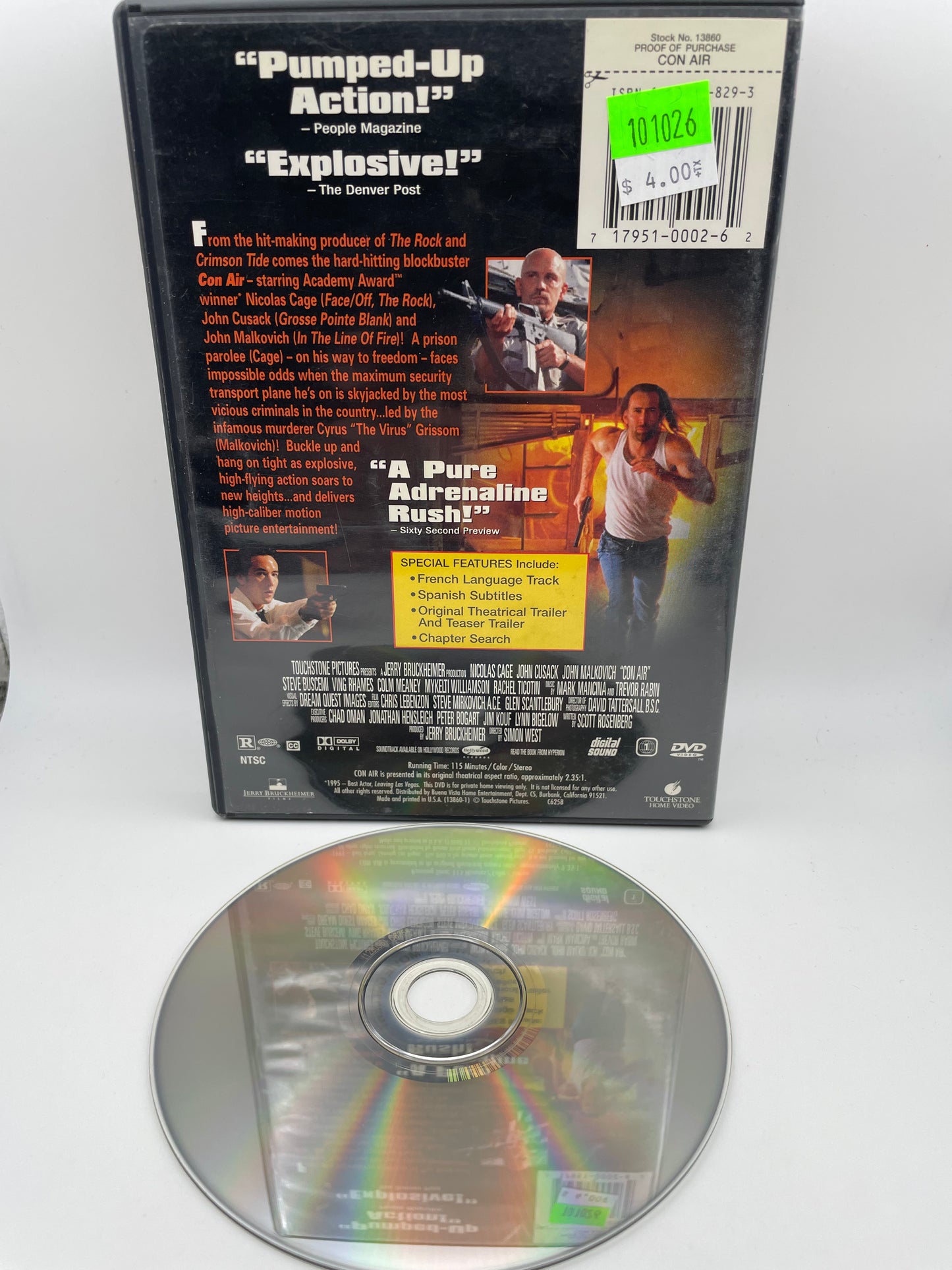 DVD - Con Air #101026