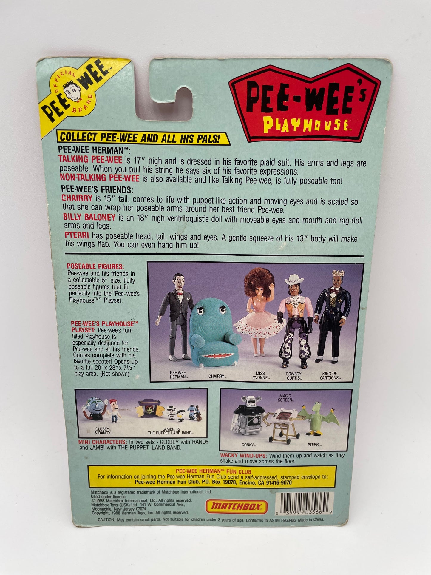 Peewee’s Playhouse - Ricardo Figure 1988 #103464
