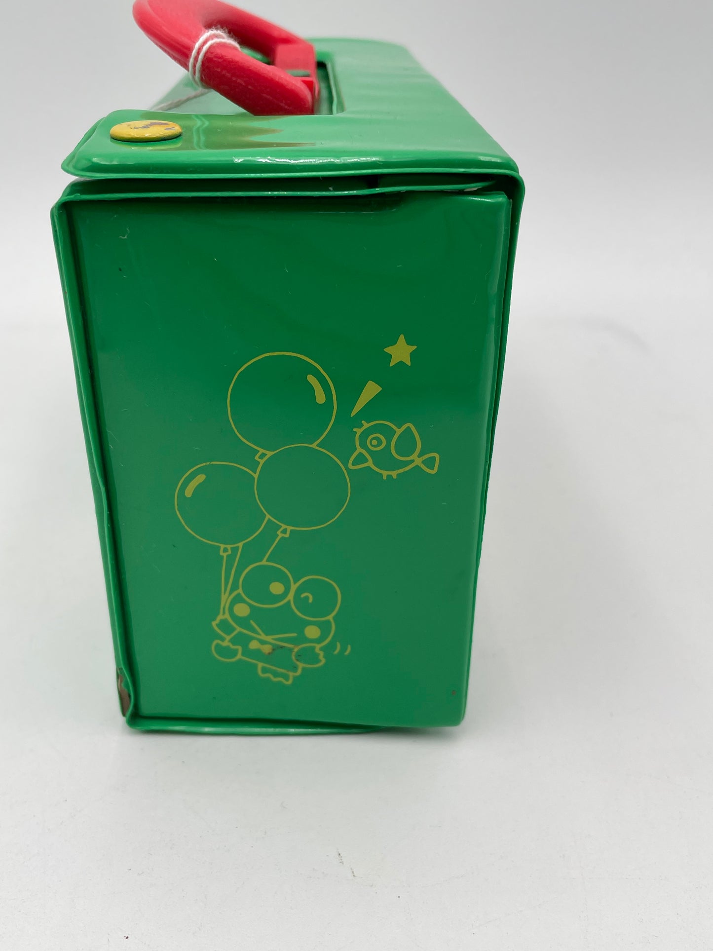 Japanese - Sanrio KeroKero Kerroppi - Vinyl Carrying Case / Pencil Box RARE 1991 #104545