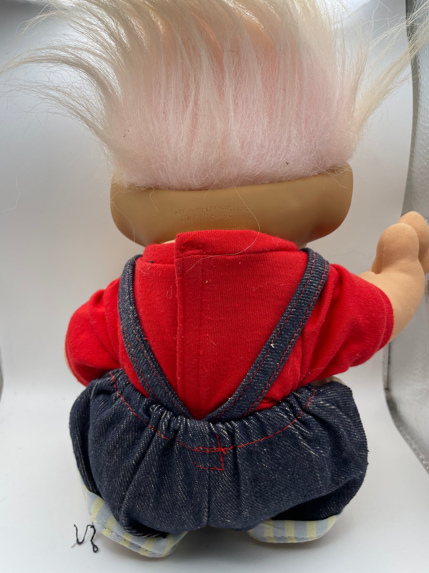 Trolls - Plush Overalls - Pink Hair 1991 #101129
