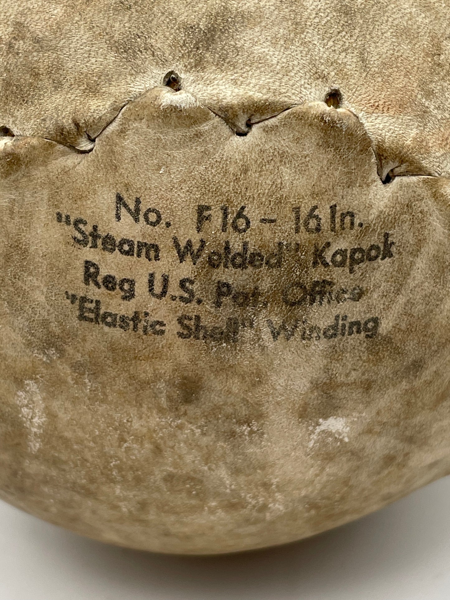 Official Clincher - XL Antique Leather Softball #101883