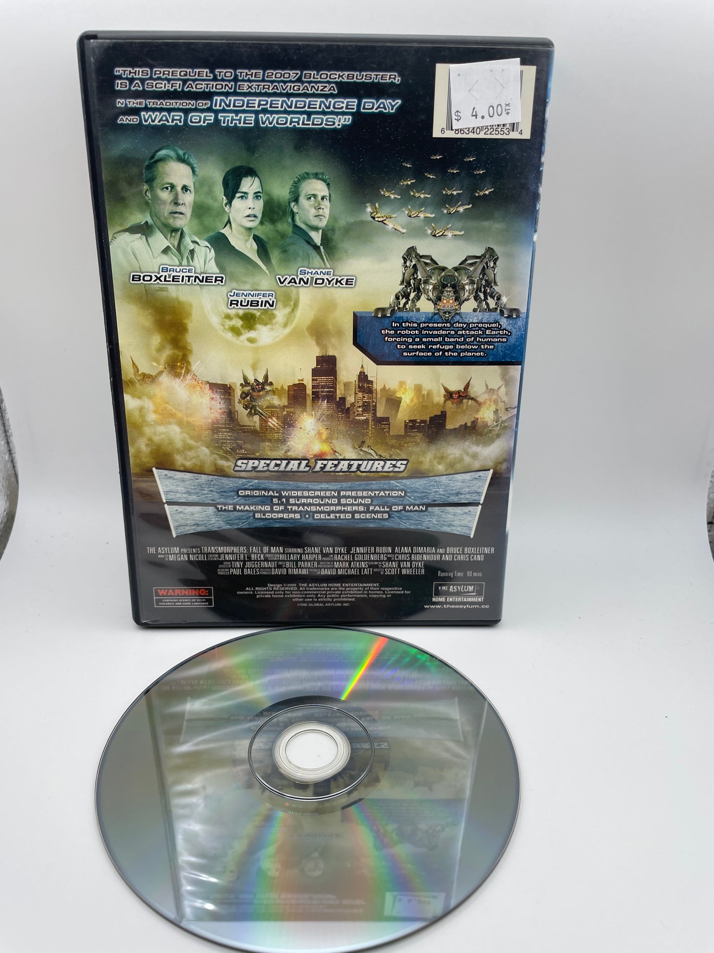 Dvd - Transmorphers Fall of Man 2009 #100583