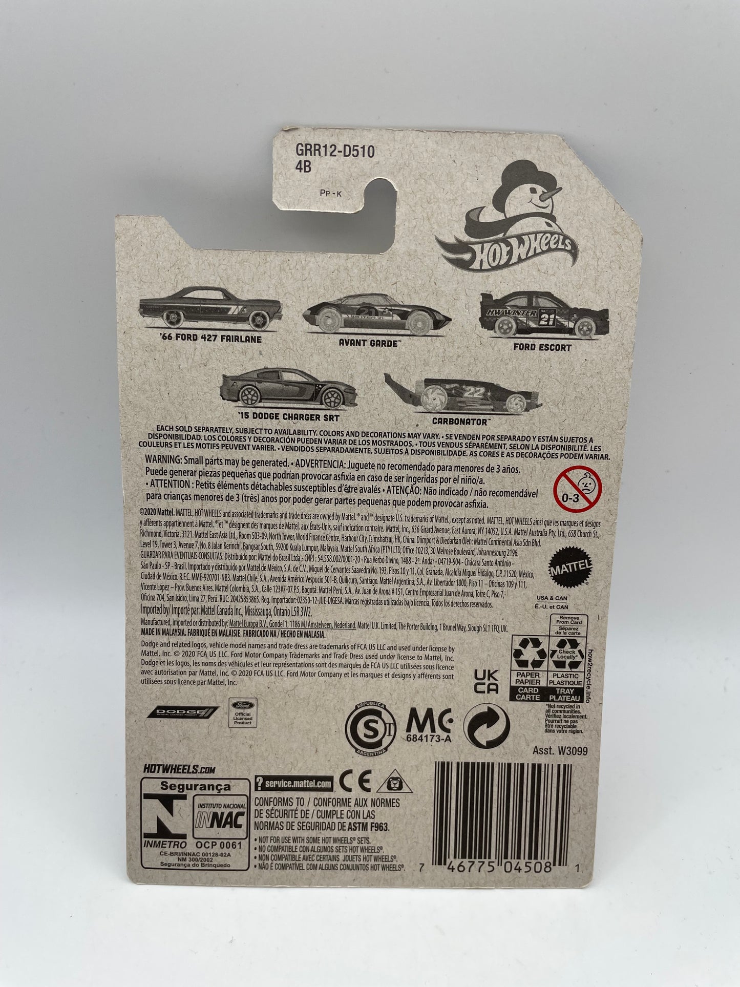 Hot Wheels - Holiday Hot Rods 4/5 ‘15 Dodge Charger SRT 2021 #103204