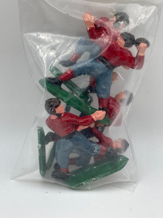 Football Players Vintage Miniatures - 5pc Bag #101879