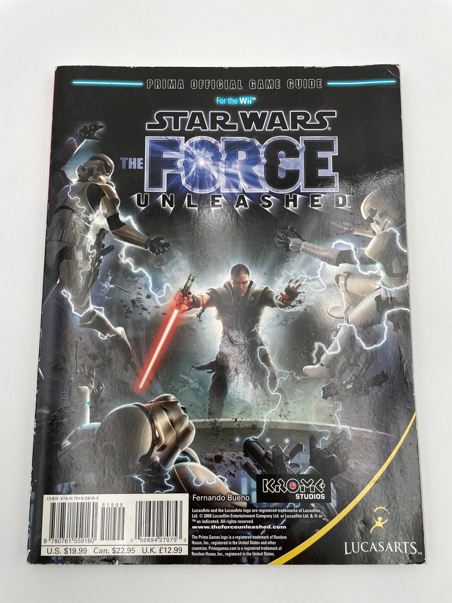 Star Wars - The Force Unleashed Primal Official Guide 2008 #103789