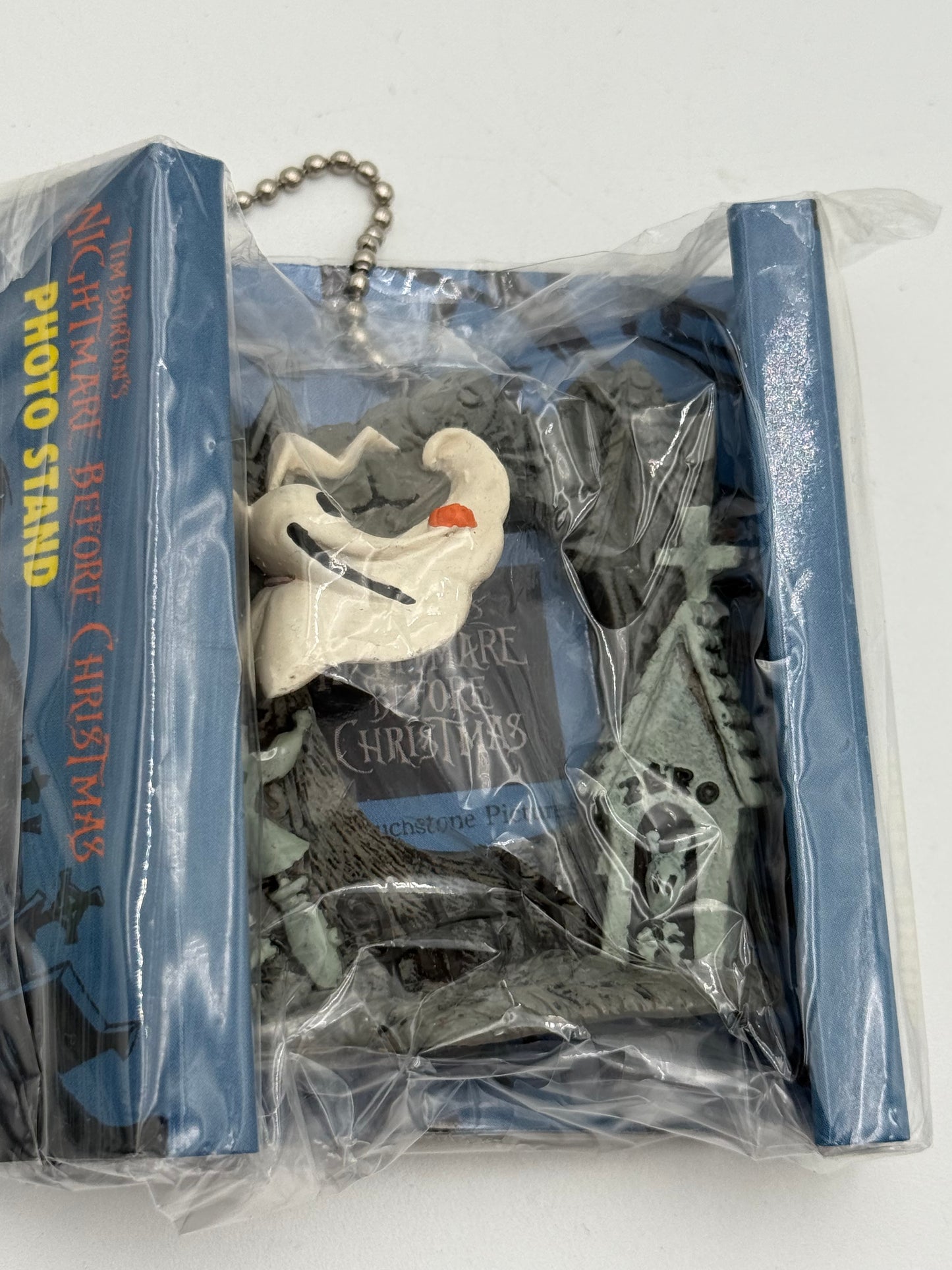 Nightmare Before Christmas - Mini Photo Stand Keychain - Zero 1990s #105426