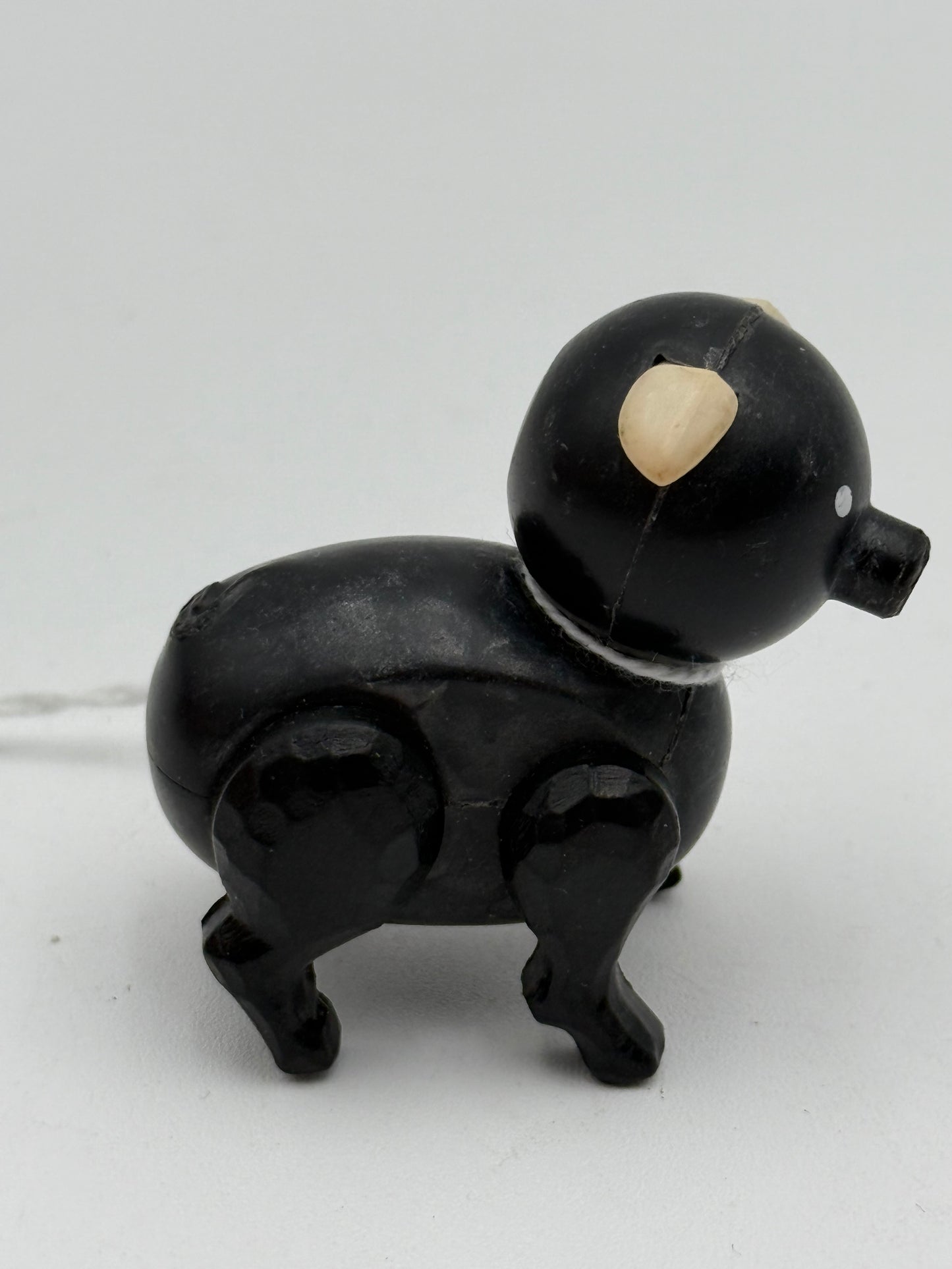 Fisher Price - Little People - Black Pig 1970s #105462