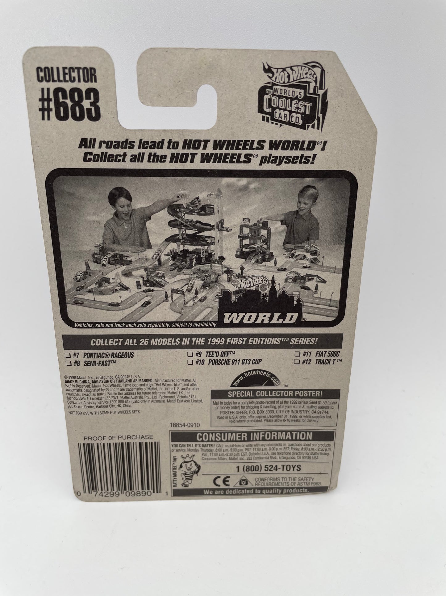 Hot Wheels - 1st Edition Tee’d Off #683 9/25 1999 #103451