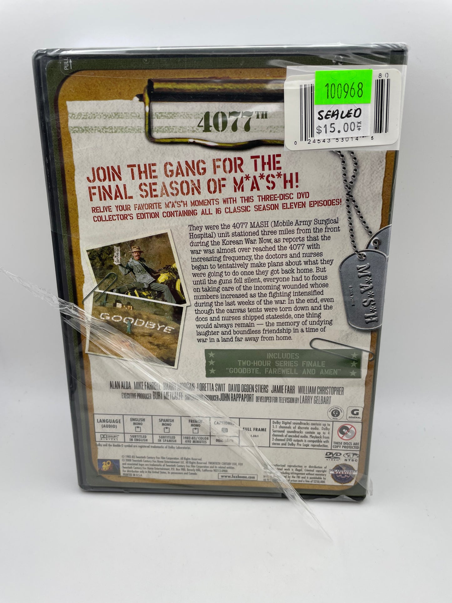 DVD - MASH Season 11 SEALED #100968