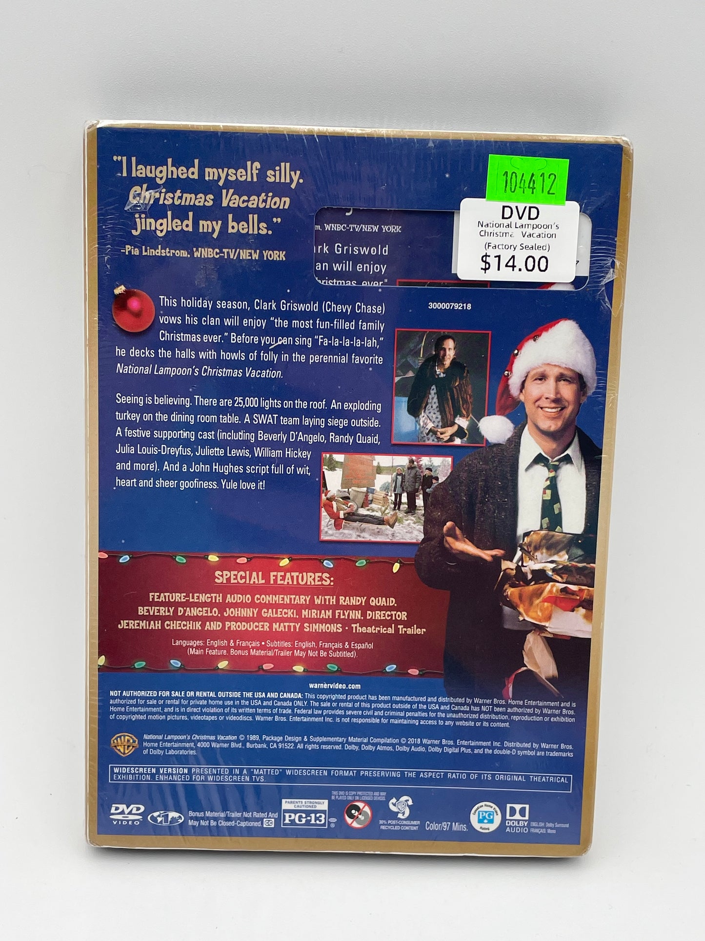 DVD - National Lampoons Christmas Vacation- SEALED #104412