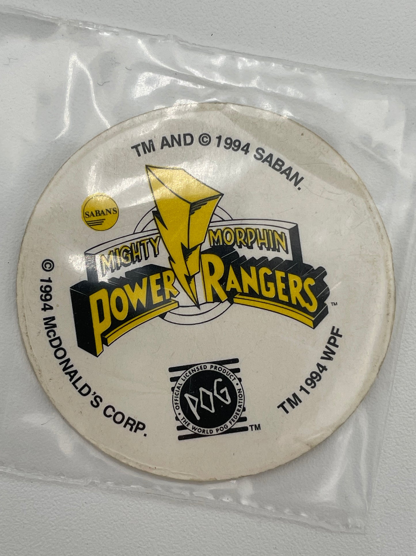 Pogs - Power Rangers - Goldar 1994 #101179