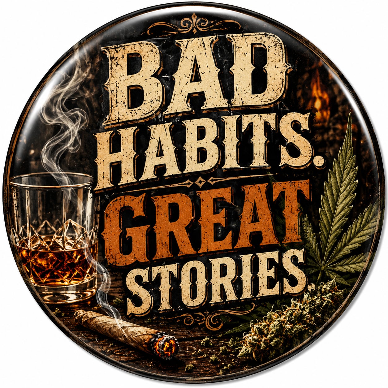 Buttons - WTHC-Radio - Bad Habits
