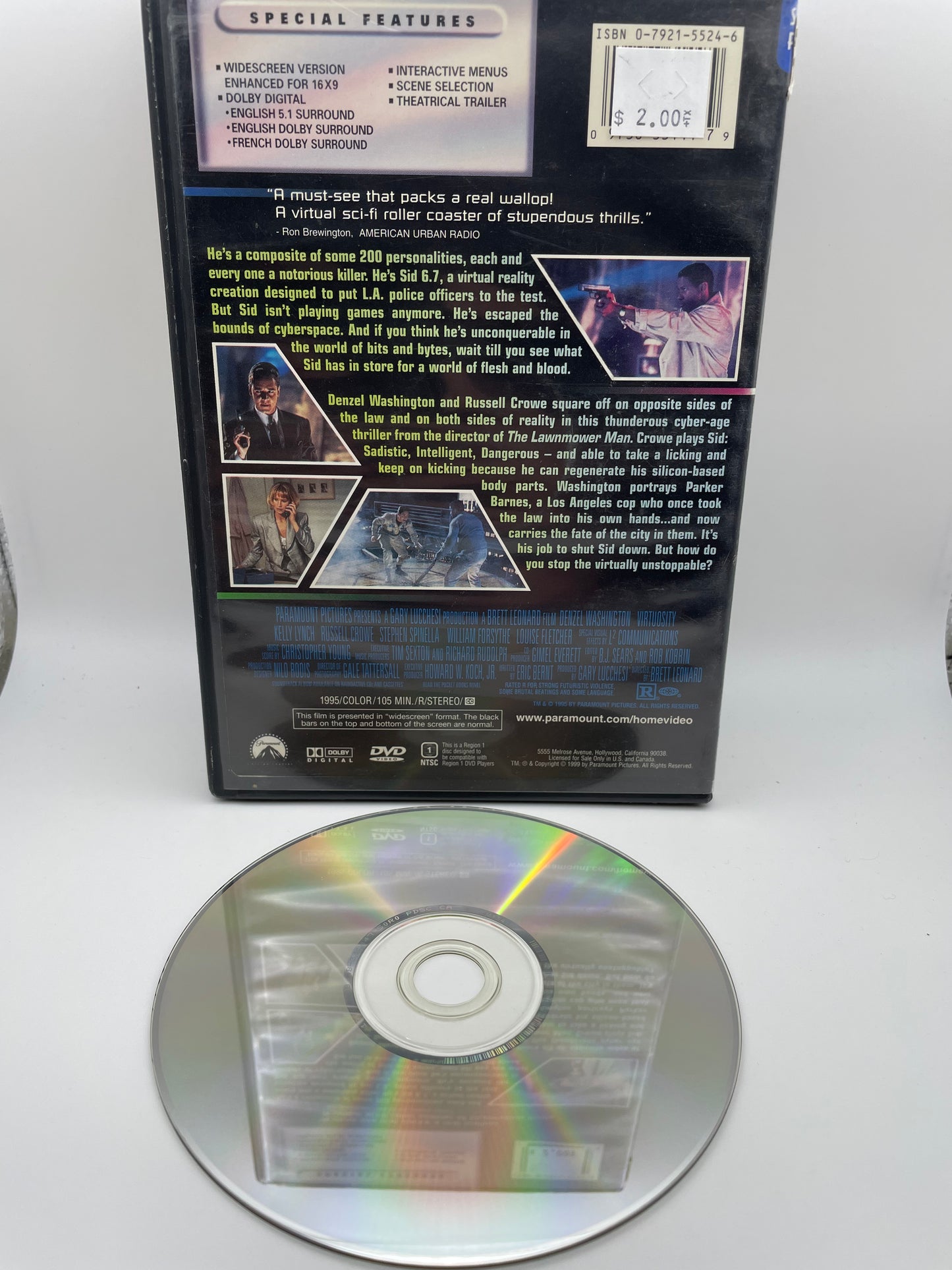 Dvd - Virtuosity #100567