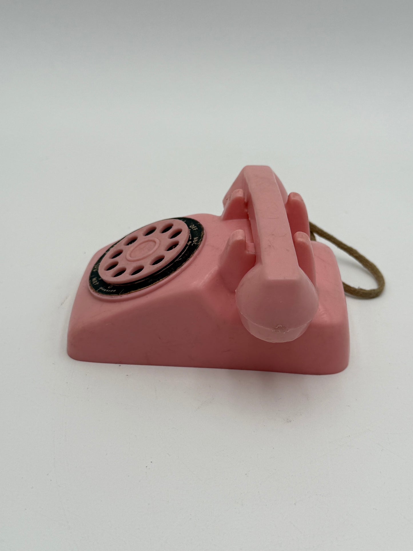 Pink Play Toy Phone - Vintage 1960s/70s #105443