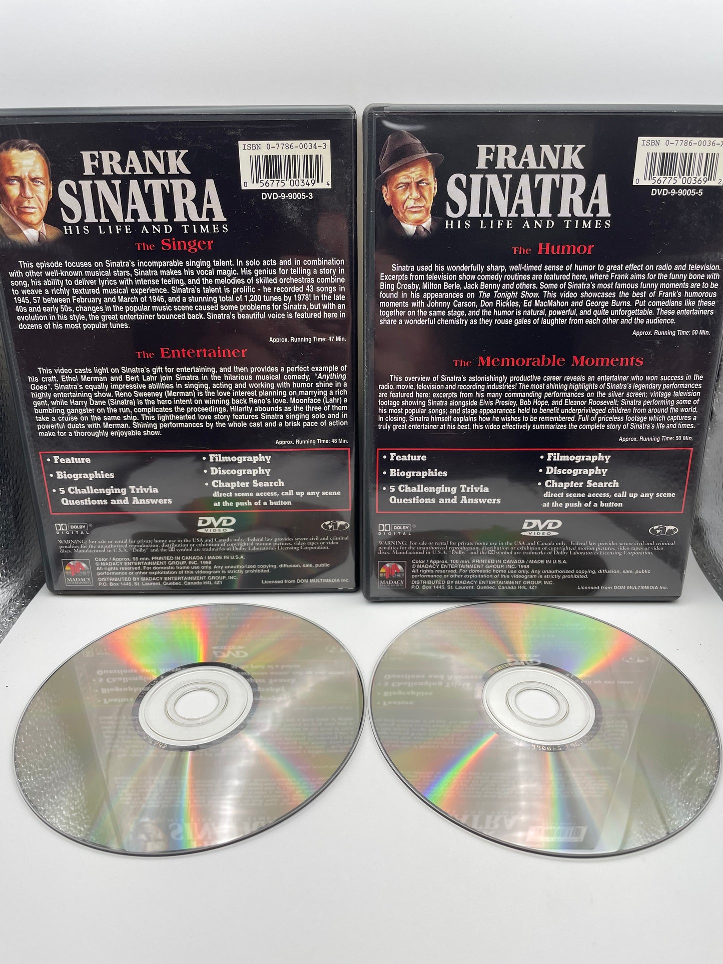 DVD - Frank Sinatra, His Life and Times 1998 #100829