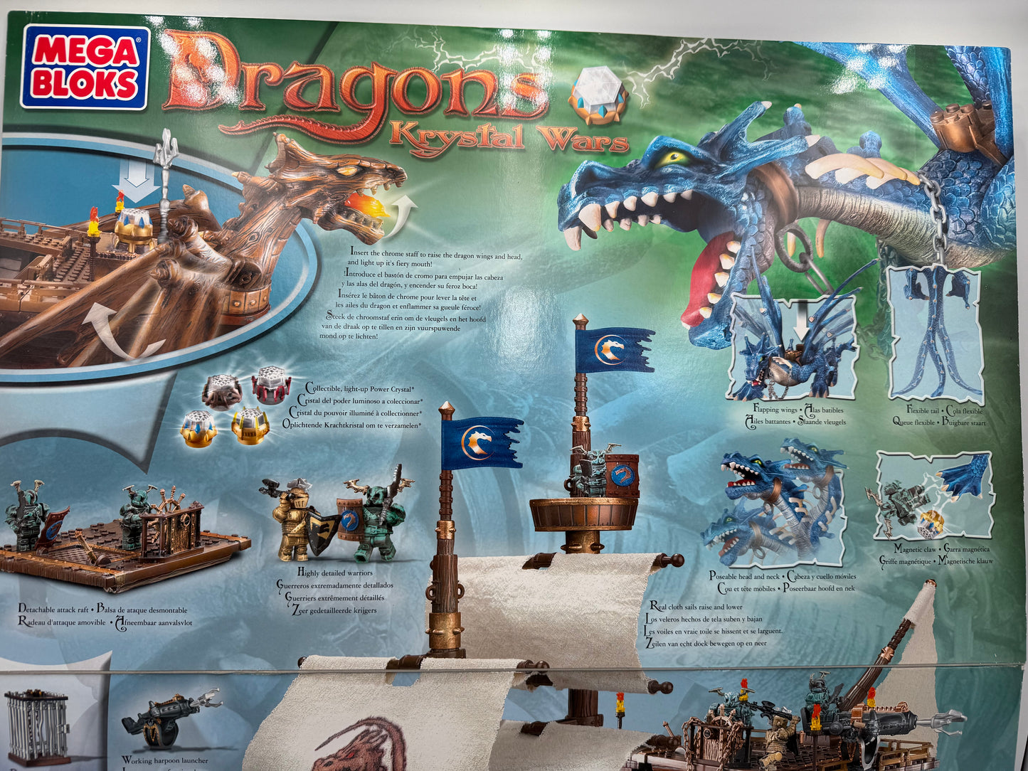 Mega Bloks - Dragons Krystal Wars - Man O War 9895 - 2003 #104937