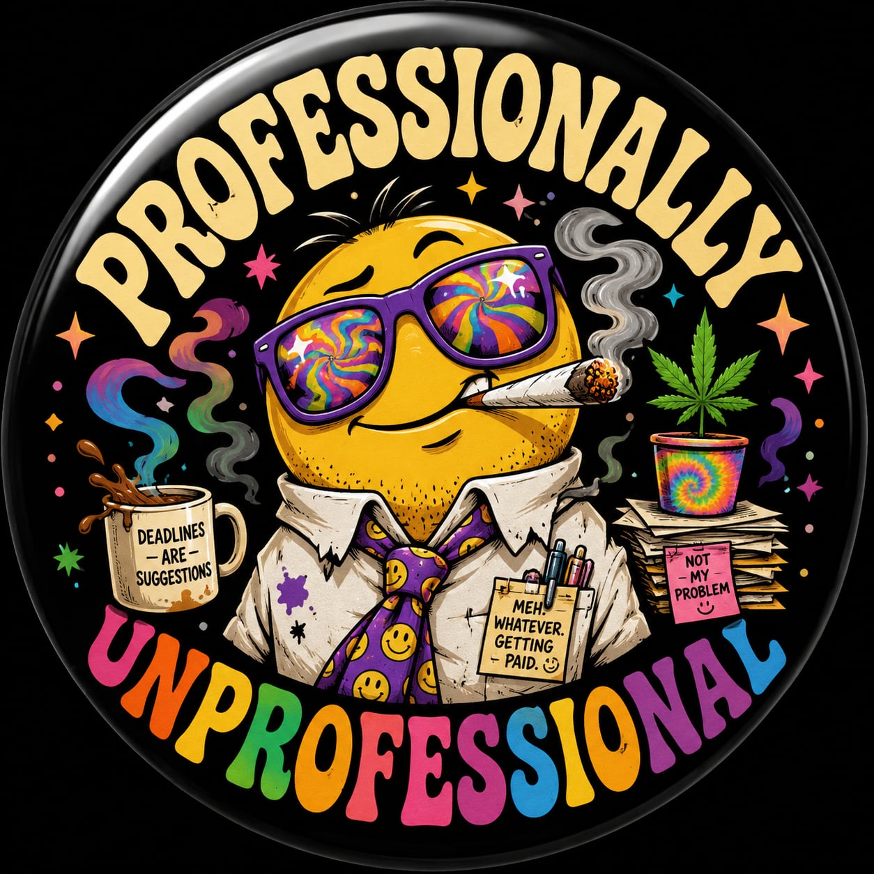 Buttons - WTHC-Radio - Professionally Unprofessional