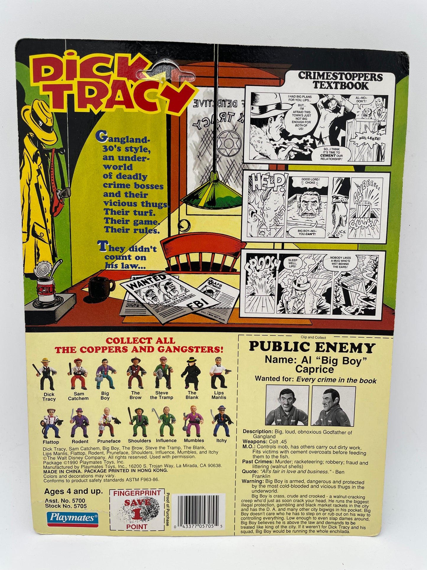 Dick Tracy - Coppers & Gangsters - Al “Big Boy” Caprice 1990 #102693