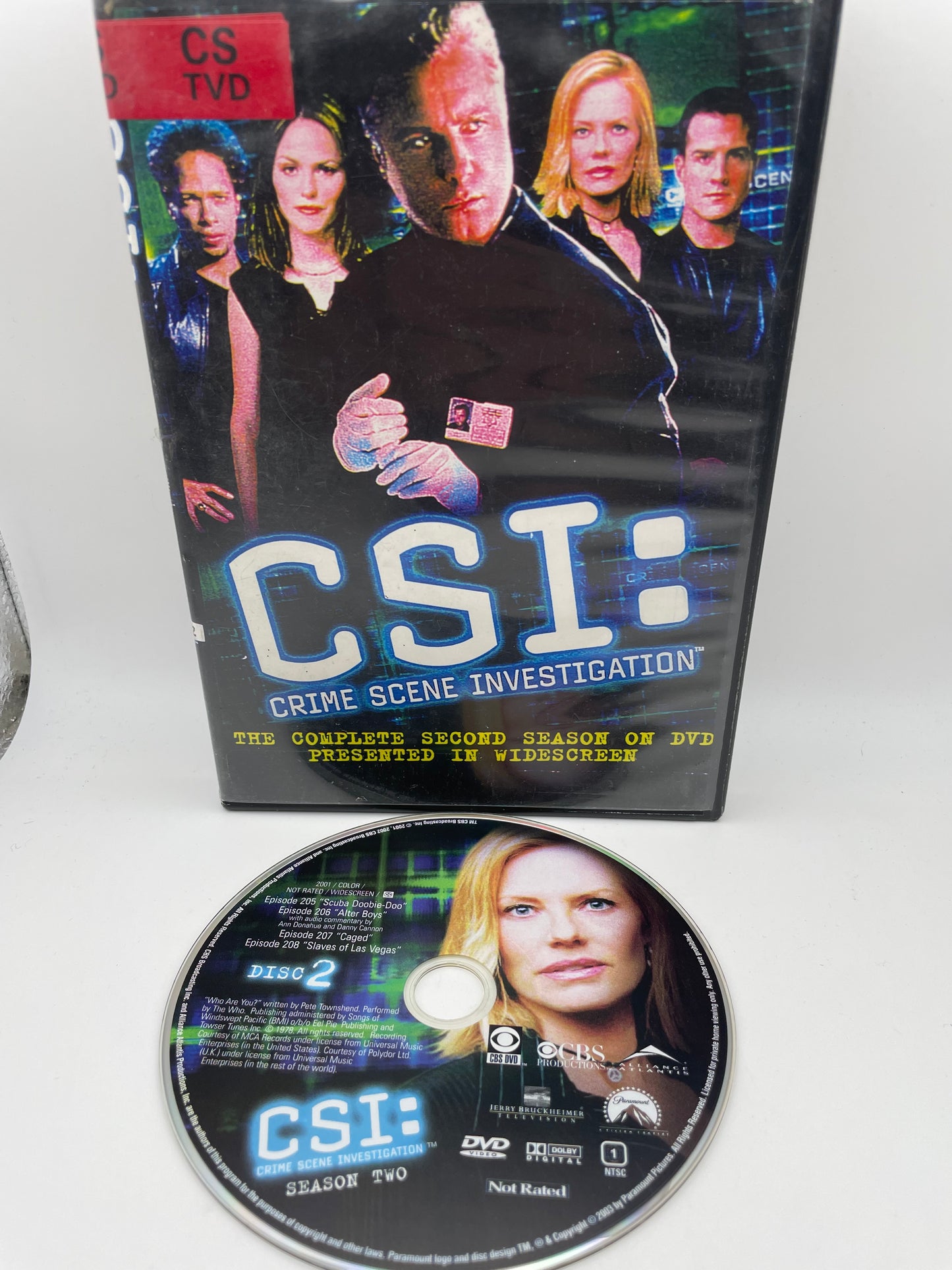 DVD - CSI Season 2 - Disk 2 - #101060