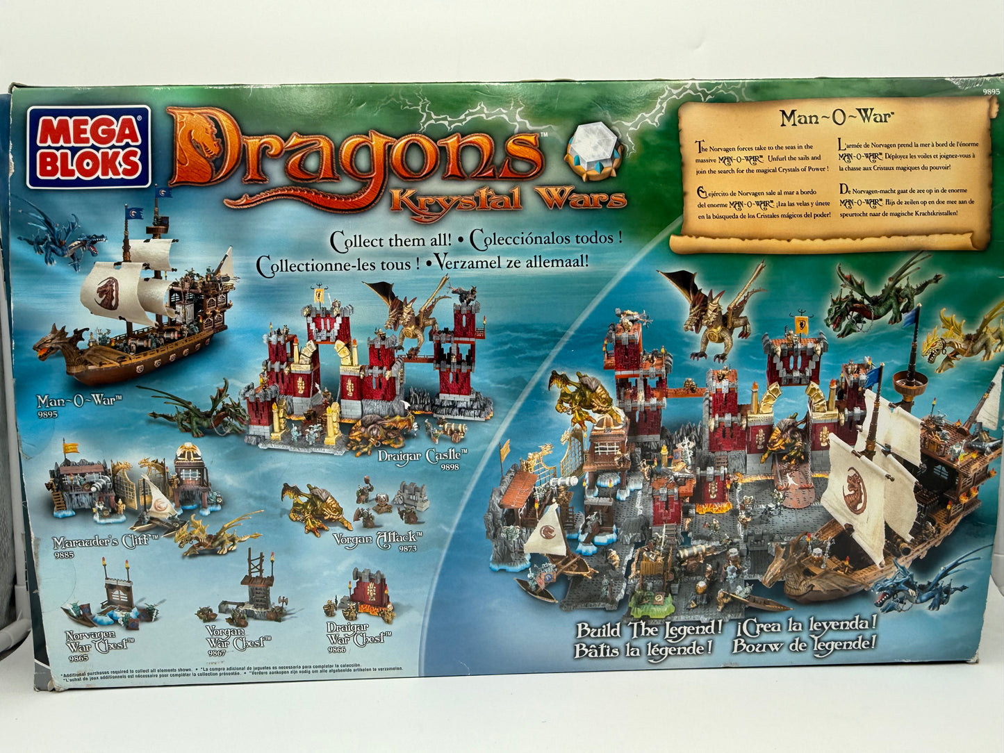 Mega Bloks - Dragons Krystal Wars - Man O War 9895 - 2003 #104937