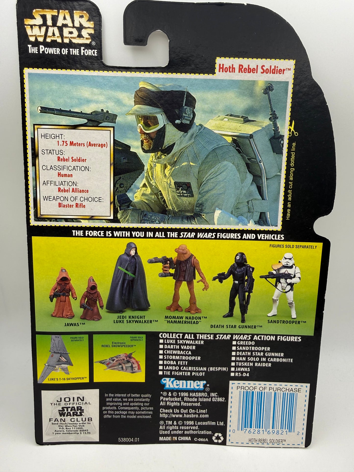 Star Wars - The Power of the Force - Hoth Rebel Soldier 1996 #107503