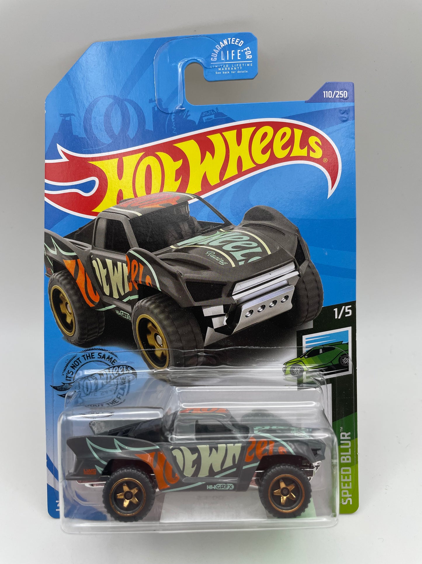 Hot Wheels - Speed Blur #110 1/5 Baja Truck Grey 2020 #103165