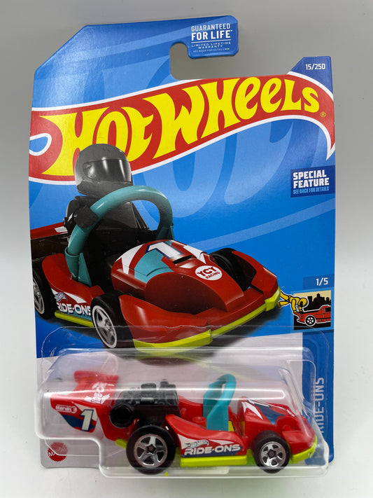 Hot Wheels - Ride Ons #15 1/5 Let’s Go Red 2022 #103219