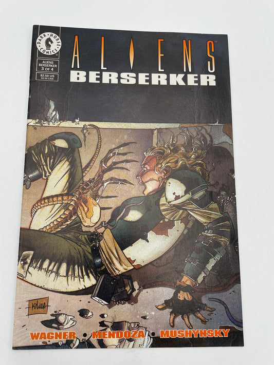Dark Horse Comics - Aliens - Berserker #3 of 4 March 1995 #102395