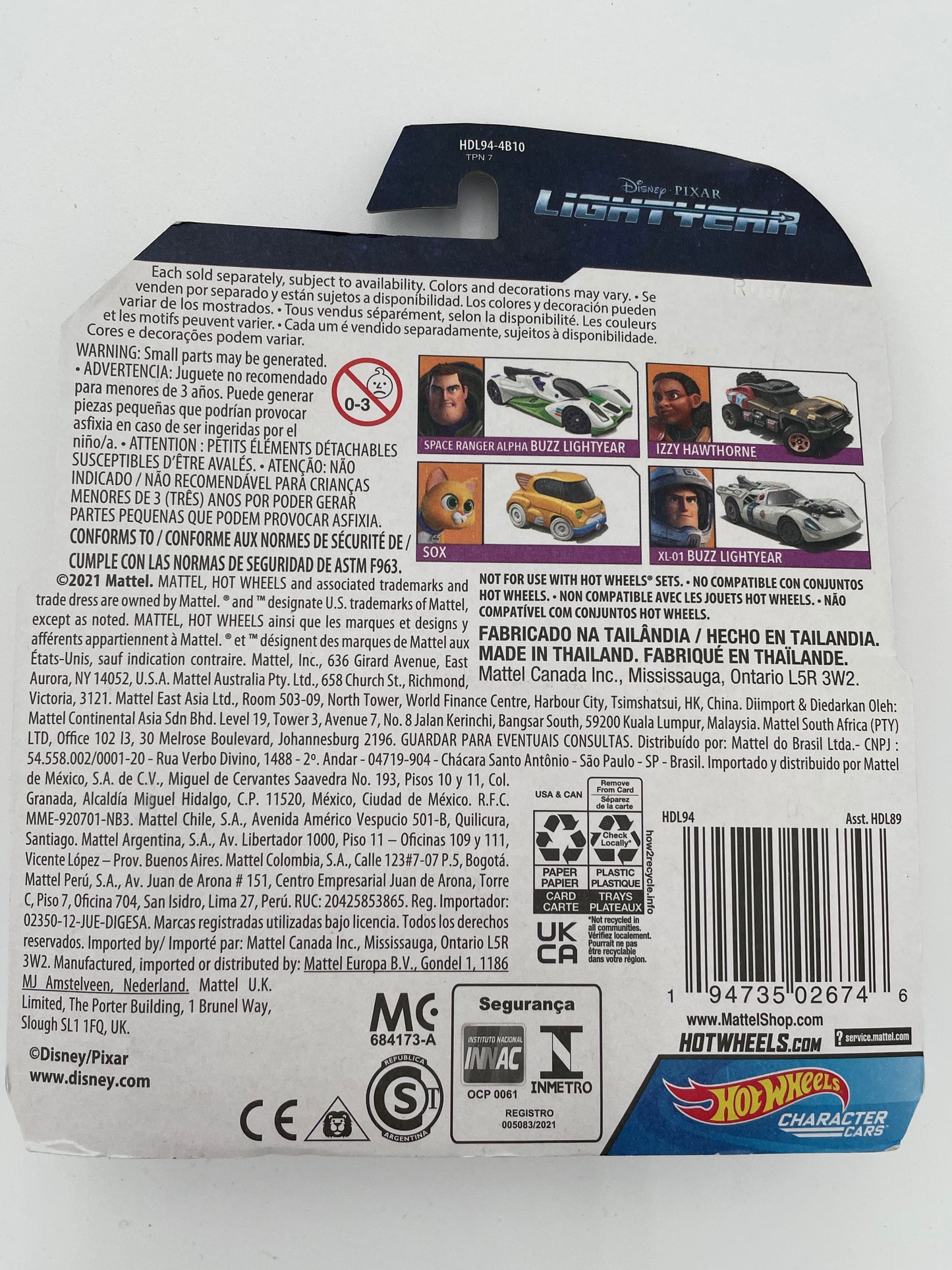 Hot Wheels - Disney - Lightyear - Izzy Hawthorne 2021 #102531